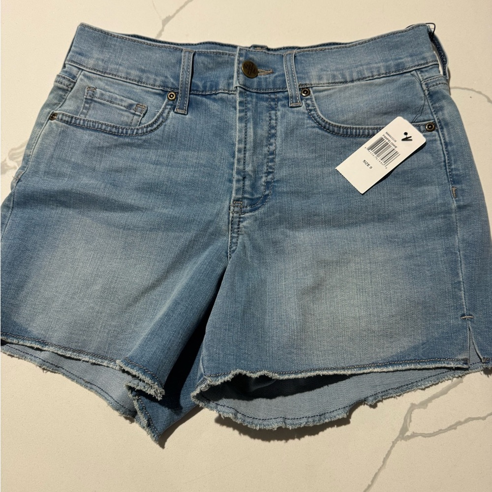 Women’s Jean Shorts NWT 0 NYDJ Blue